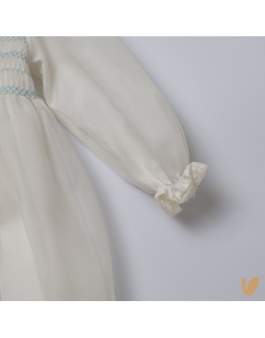 Complete in pure baptismal silk