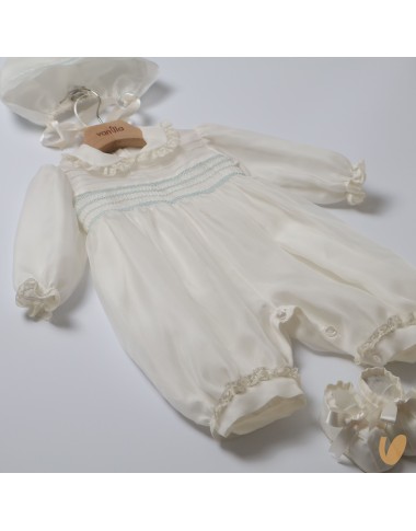 Complete in pure baptismal silk