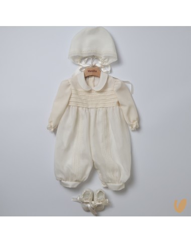 Completo in pura seta Battesimo