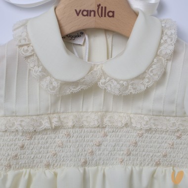 Completo battesimo in lana svizzera Battesimo