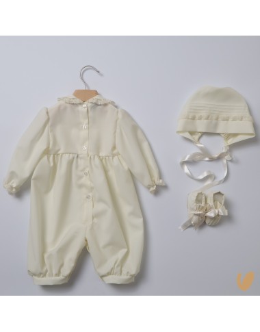 Completo battesimo in lana svizzera Battesimo