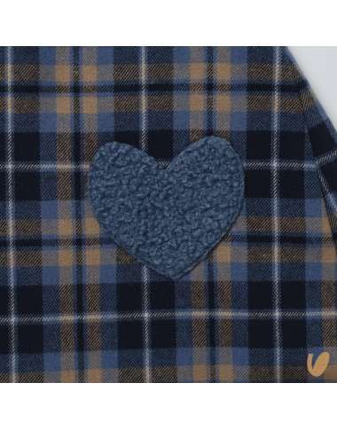 Scamiciato tartan and hearts