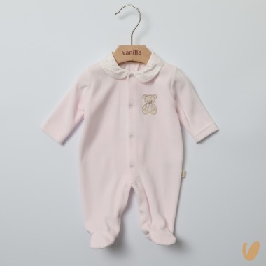 Tutina in ciniglia orsetto Tutina