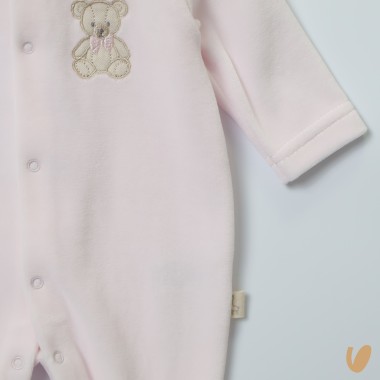 Tutina in ciniglia orsetto Tutina