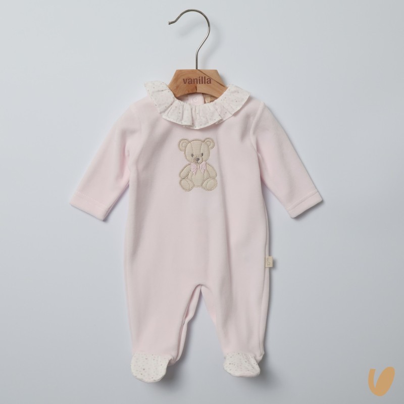 Tutina in ciniglia orsetto Tutina