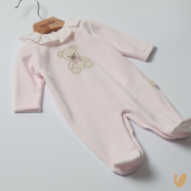 Tutina in ciniglia orsetto Tutina