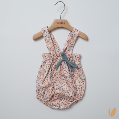 Salopette fiorellini Neonata