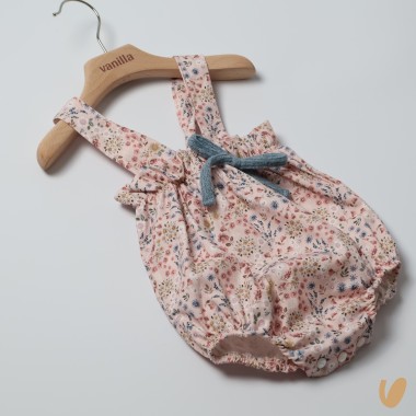 Salopette fiorellini Neonata