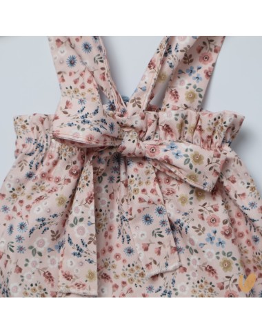 Salopette fiorellini Neonata