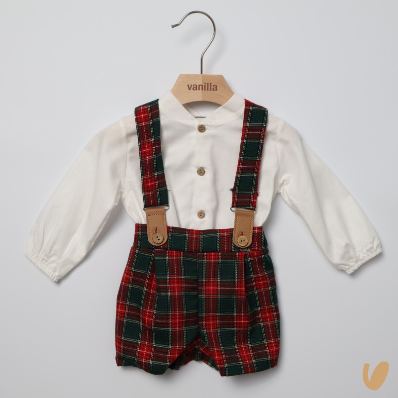 Completo tartan Neonato