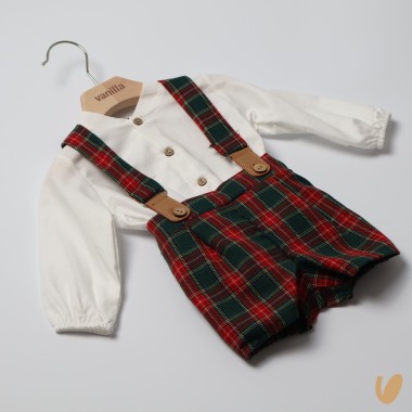 Completo tartan Neonato