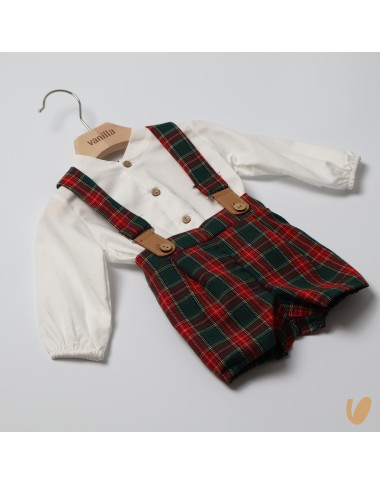 Completo tartan Neonato