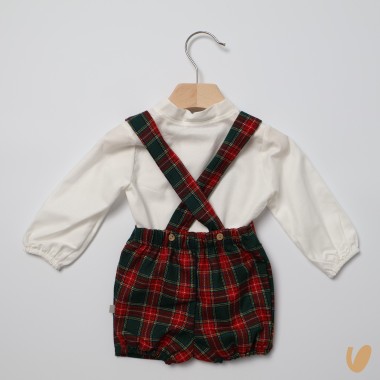 Completo tartan Neonato