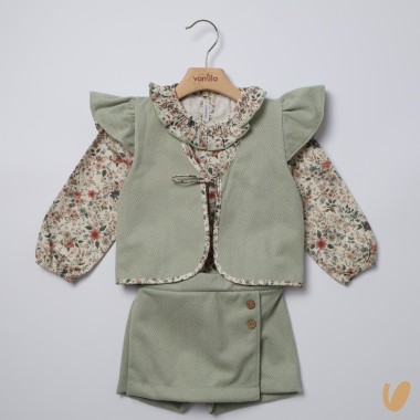 Completo fiorellini Bimba