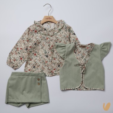 Completo fiorellini Bimba