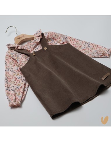 Camicia e salopette Bimba