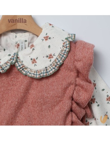 Completo fiori e quadri Bimba