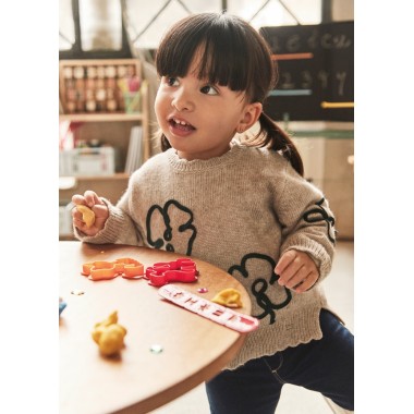 Maglioncino fiori Neonata