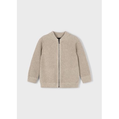 Cardigan tricot zip        Bimbo