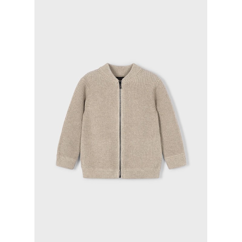 Cardigan tricot zip        Bimbo
