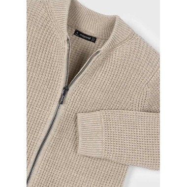 Cardigan tricot zip        Bimbo