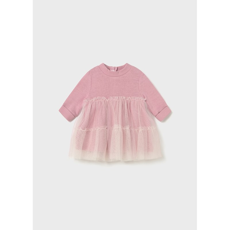 Abito tricot tulle Neonata