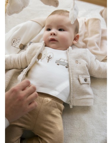 Completo Shirt Cardigan e pantalone Neonato