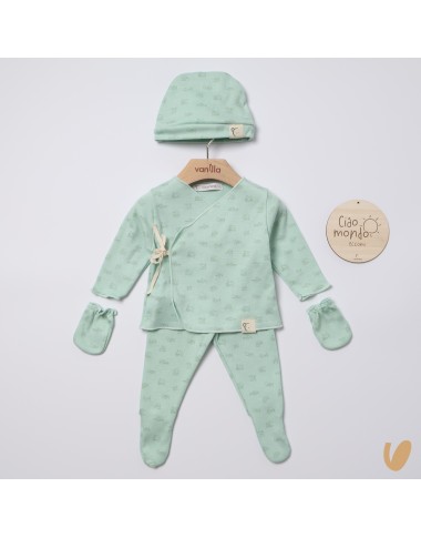 Set nascita cotone Completo e Pagliaccetto