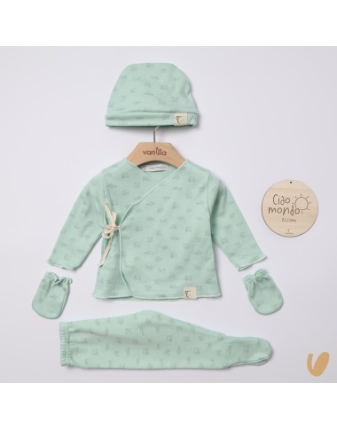 Set nascita cotone Completo e Pagliaccetto