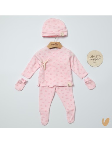 Set nascita cotone Completo e Pagliaccetto