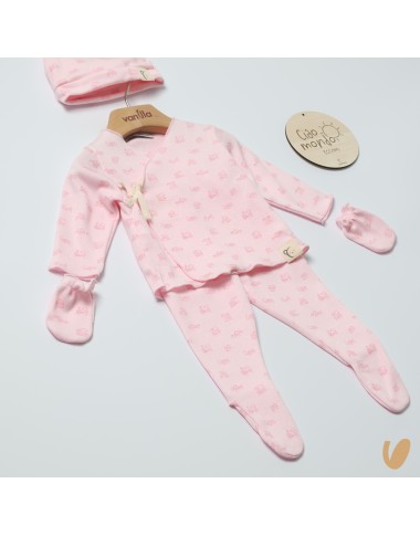 Set nascita cotone Completo e Pagliaccetto