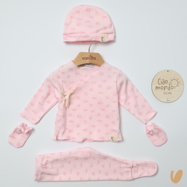 Set nascita cotone Completo e Pagliaccetto