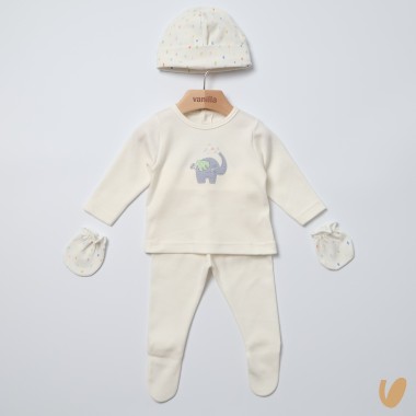 Set nascita cotone Completo e Pagliaccetto