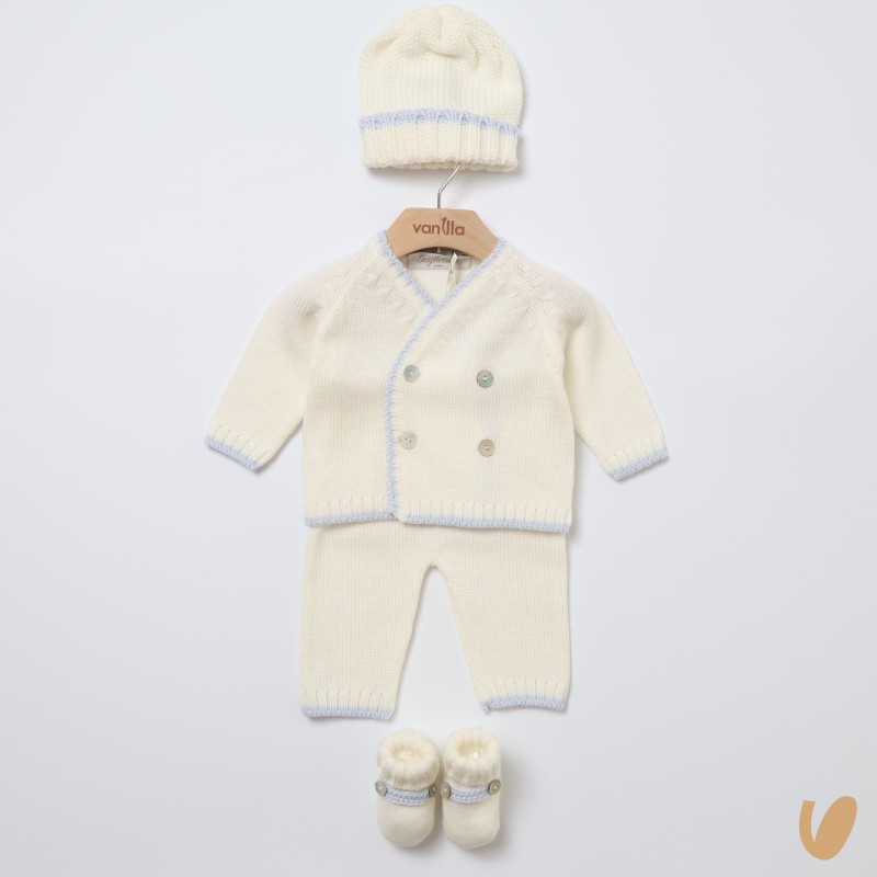 Completo nascita in lana Set Nascita e Uscita Clinica