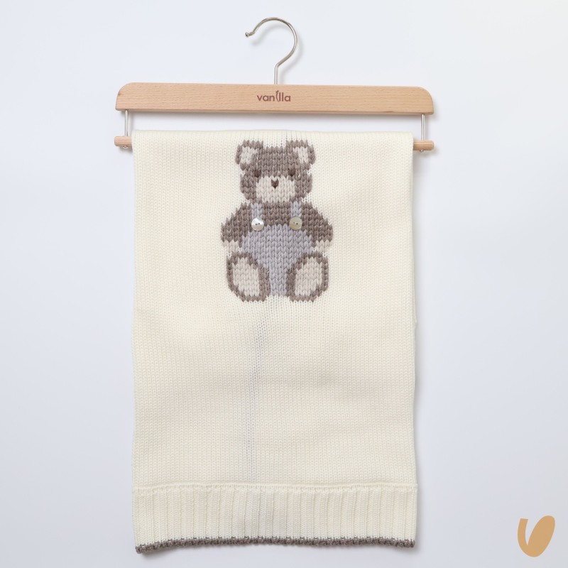 Coperta lana orsetto Coperta e Lenzuola