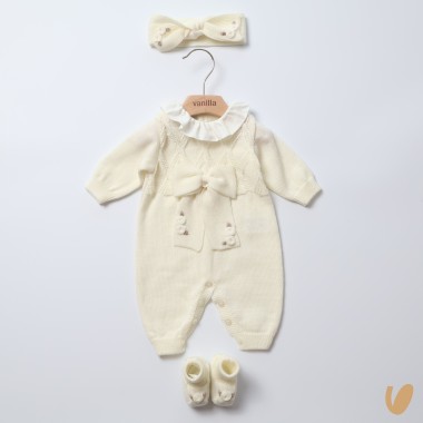 Completo nascita in lana Set Nascita e Uscita Clinica