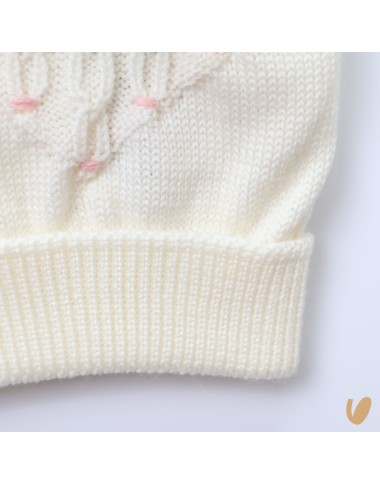 Cappello in lana pompon Cappello e Babbucce