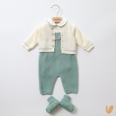 Completo nascita lana Set Nascita e Uscita Clinica