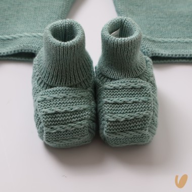 Completo nascita lana Set Nascita e Uscita Clinica