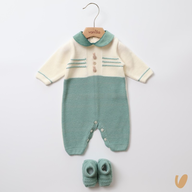 Completo nascita lana Set Nascita e Uscita Clinica