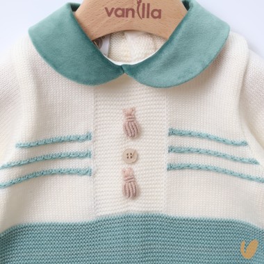 Completo nascita lana Set Nascita e Uscita Clinica