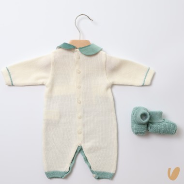 Completo nascita lana Set Nascita e Uscita Clinica