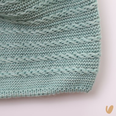 Cappello in lana pompon Cappello e Babbucce