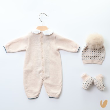 Completo nascita lana Set Nascita e Uscita Clinica