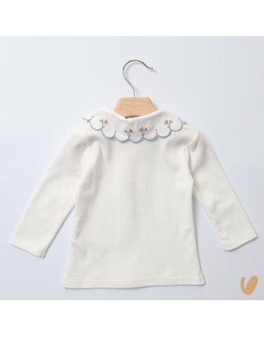 Embroidered collar polo