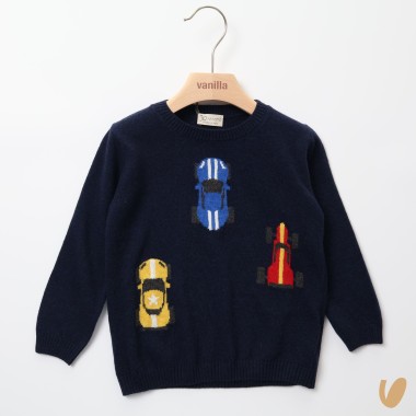 Maglioncino auto lana e cashmere Bimbo