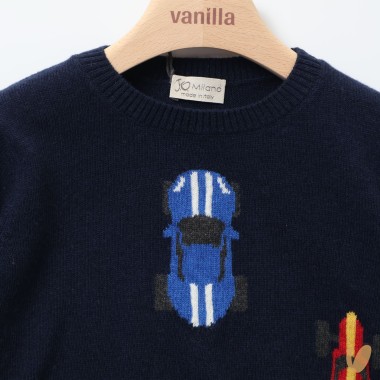 Maglioncino auto lana e cashmere Bimbo