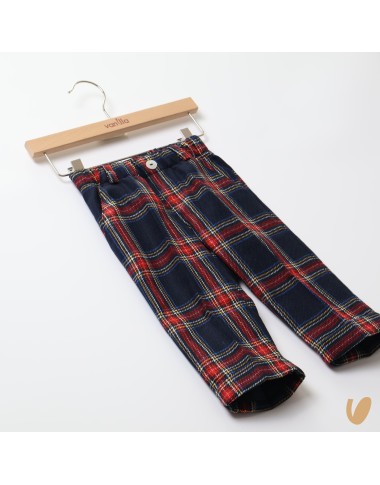 Tartan wool trousers