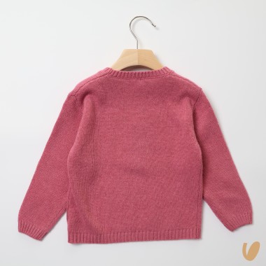 Maglioncino fiocco lana e cashmere Cardigan e Maglia