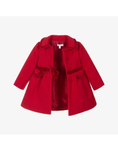 Cappotto con fiocco in velluto SALDI 20%